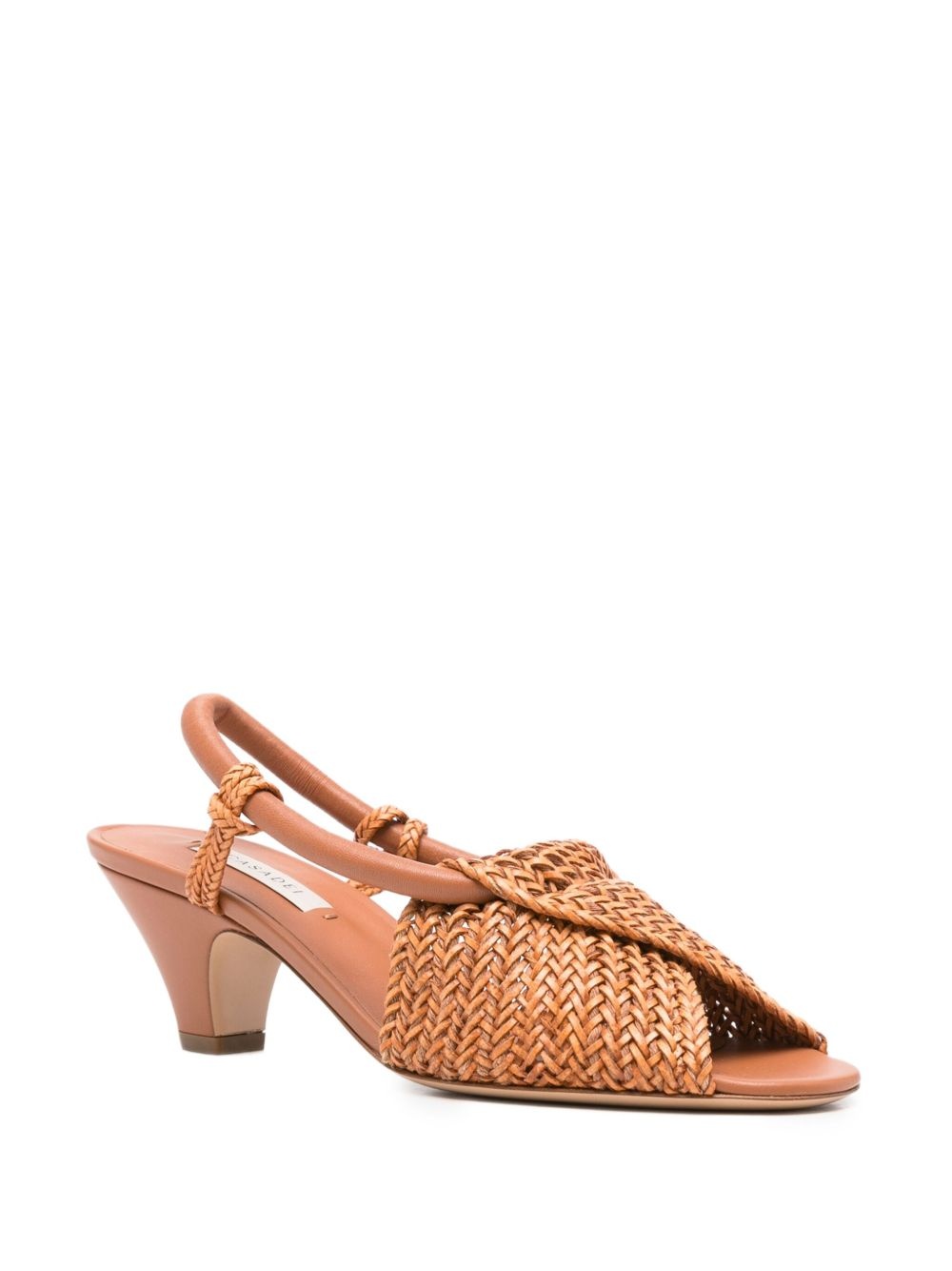 50mm Muny woven slingback sandals - 2