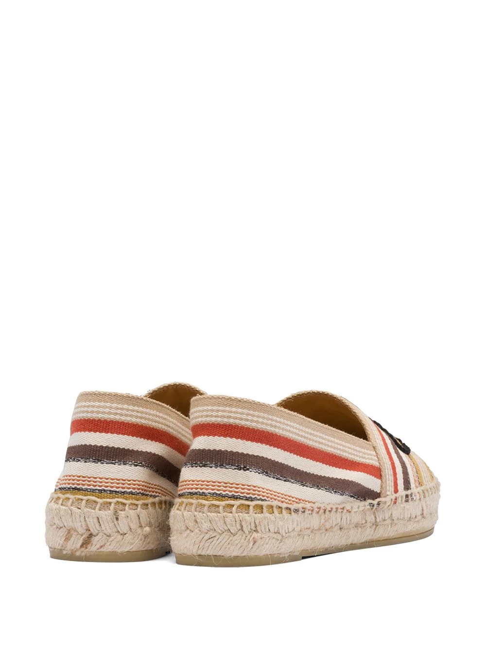 logo embroidered tape espadrilles - 3