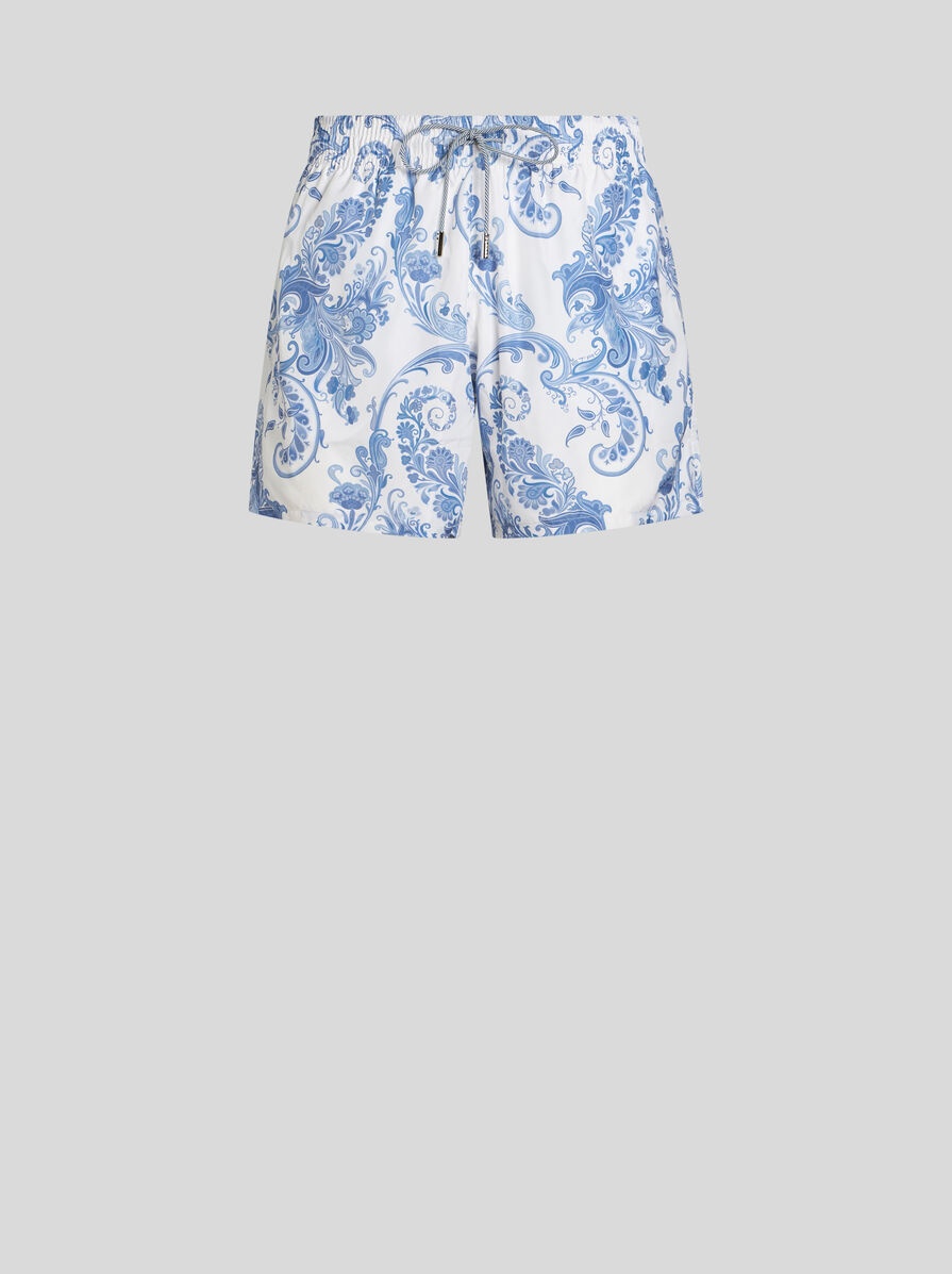 ETRO SUMMER PAISLEY SWIM SHORTS - 1