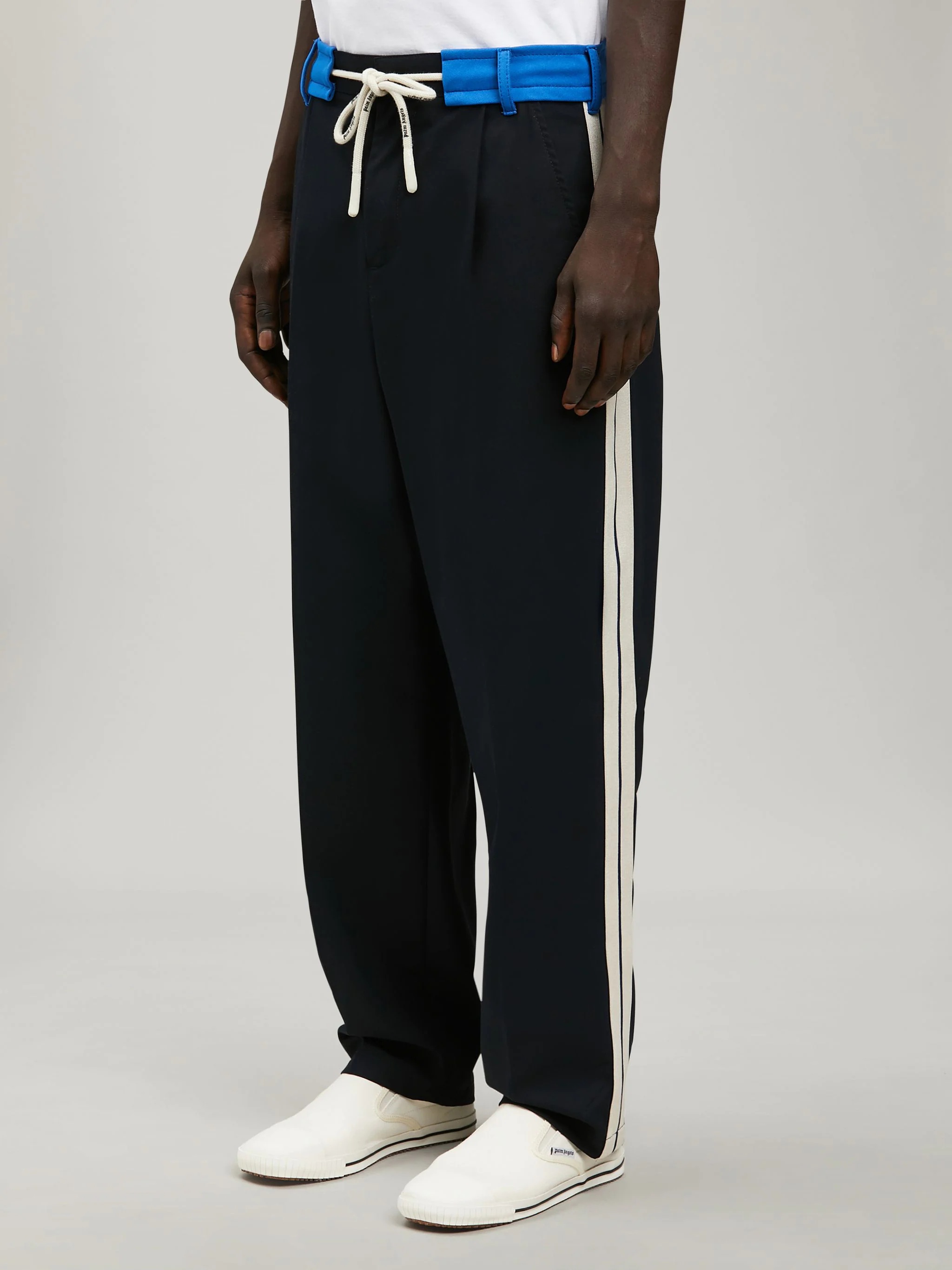 TRACK BELT PANTS - 4