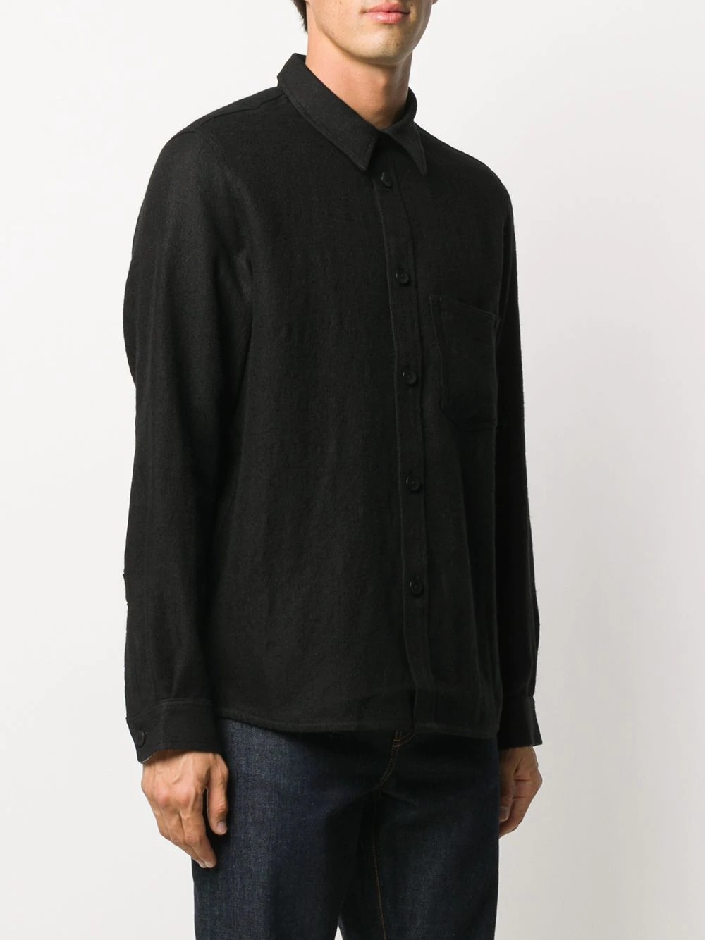 longsleeved wool shirt - 3