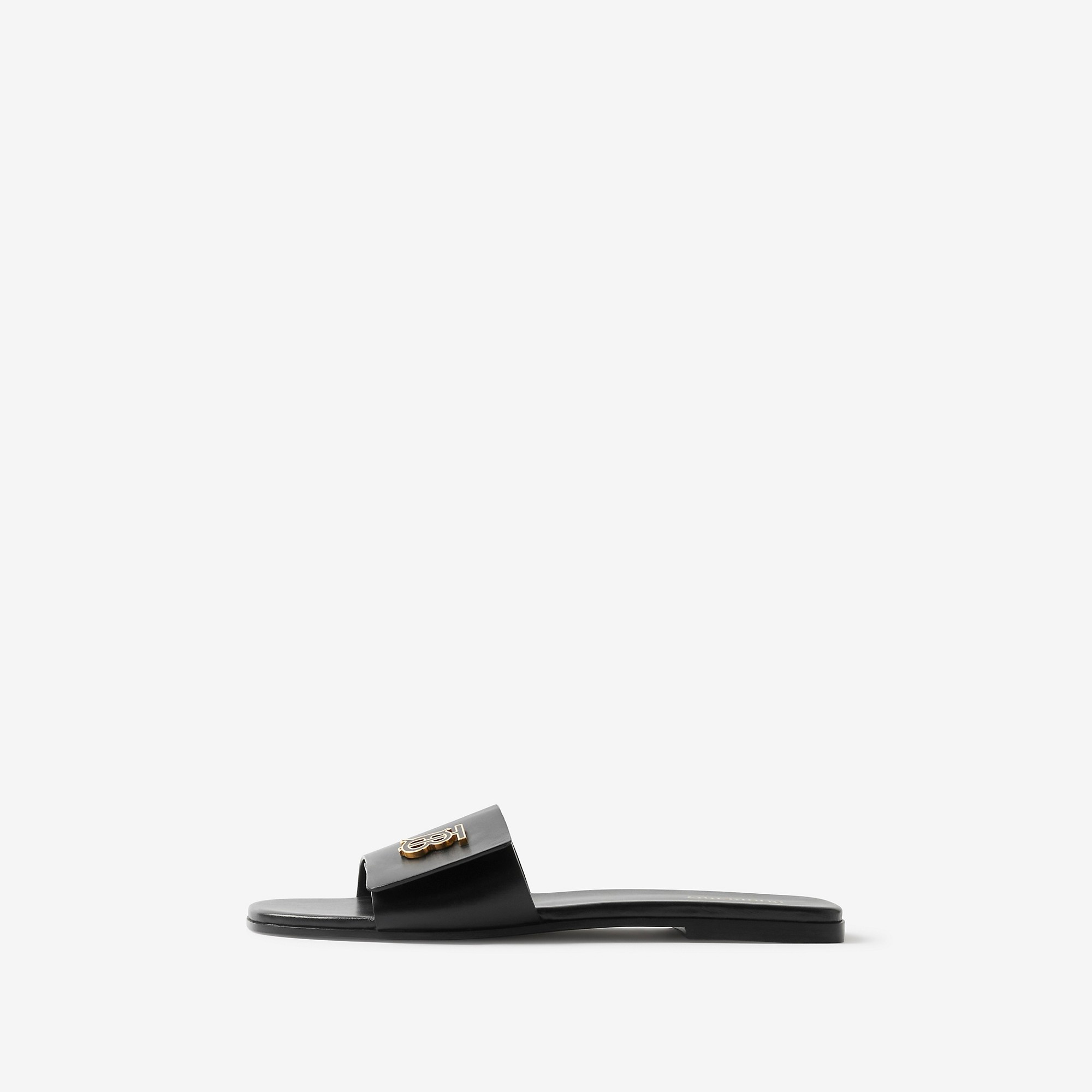 Monogram Motif Leather Slides - 5