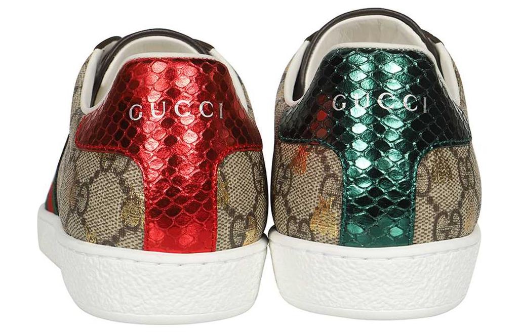 (WMNS) Gucci Ace GG Supreme 'Bees' 550051-9N050-8465 - 3