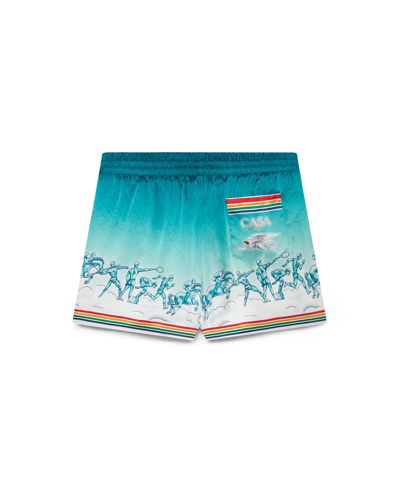 La Déesse Du Stade Silk Shorts - 2