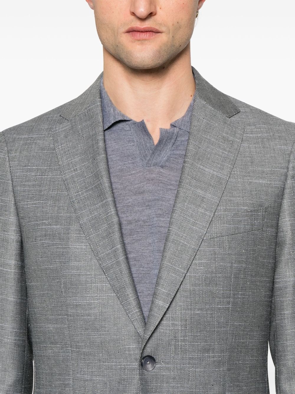 patterned blazer - 5