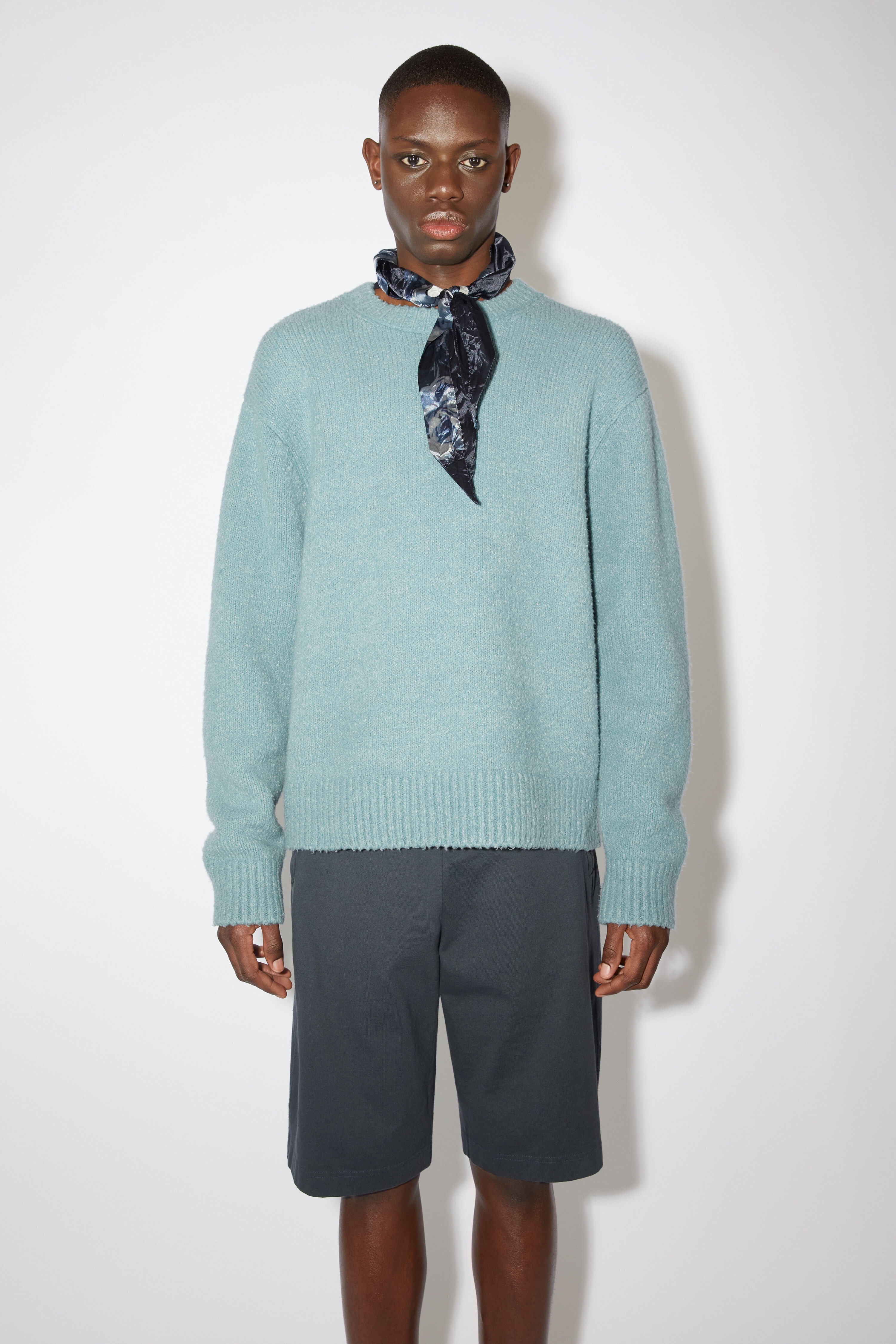 Wool blend jumper - Mineral blue - 2