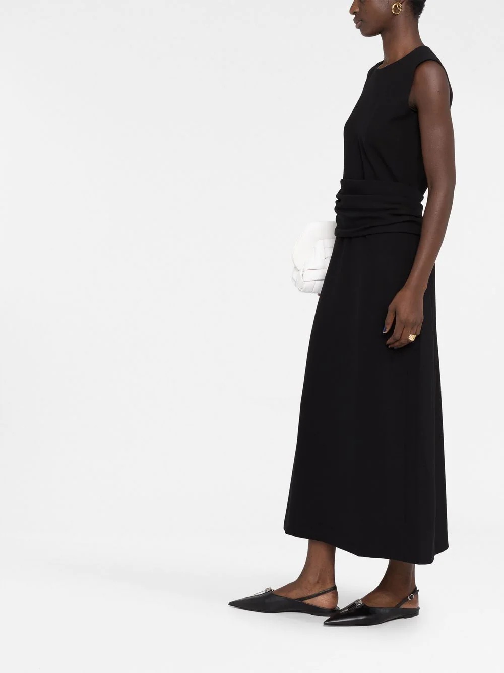 sleeveless maxi dress - 4