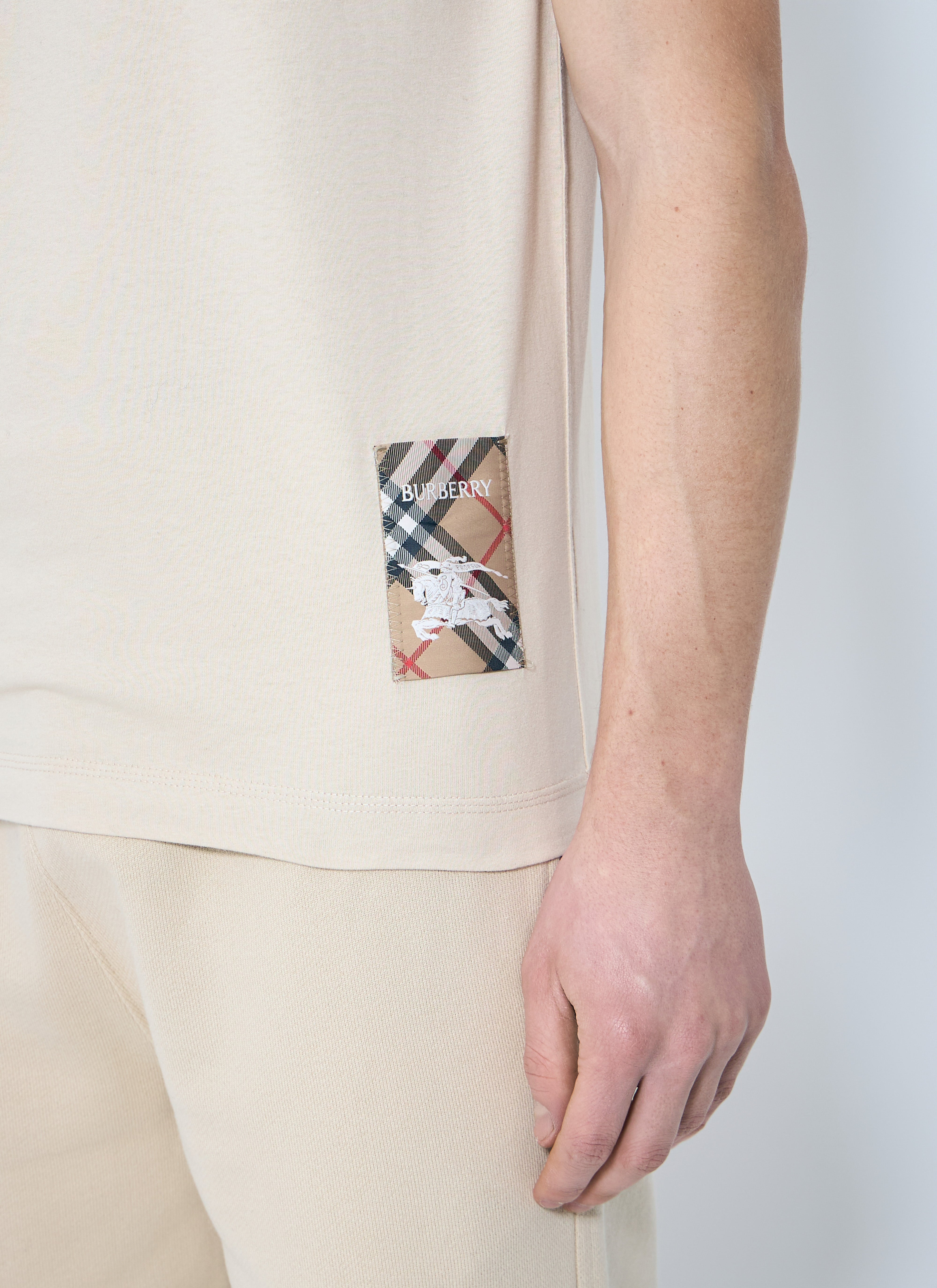 Burberry Men Logo Patch T-Shirt - 6