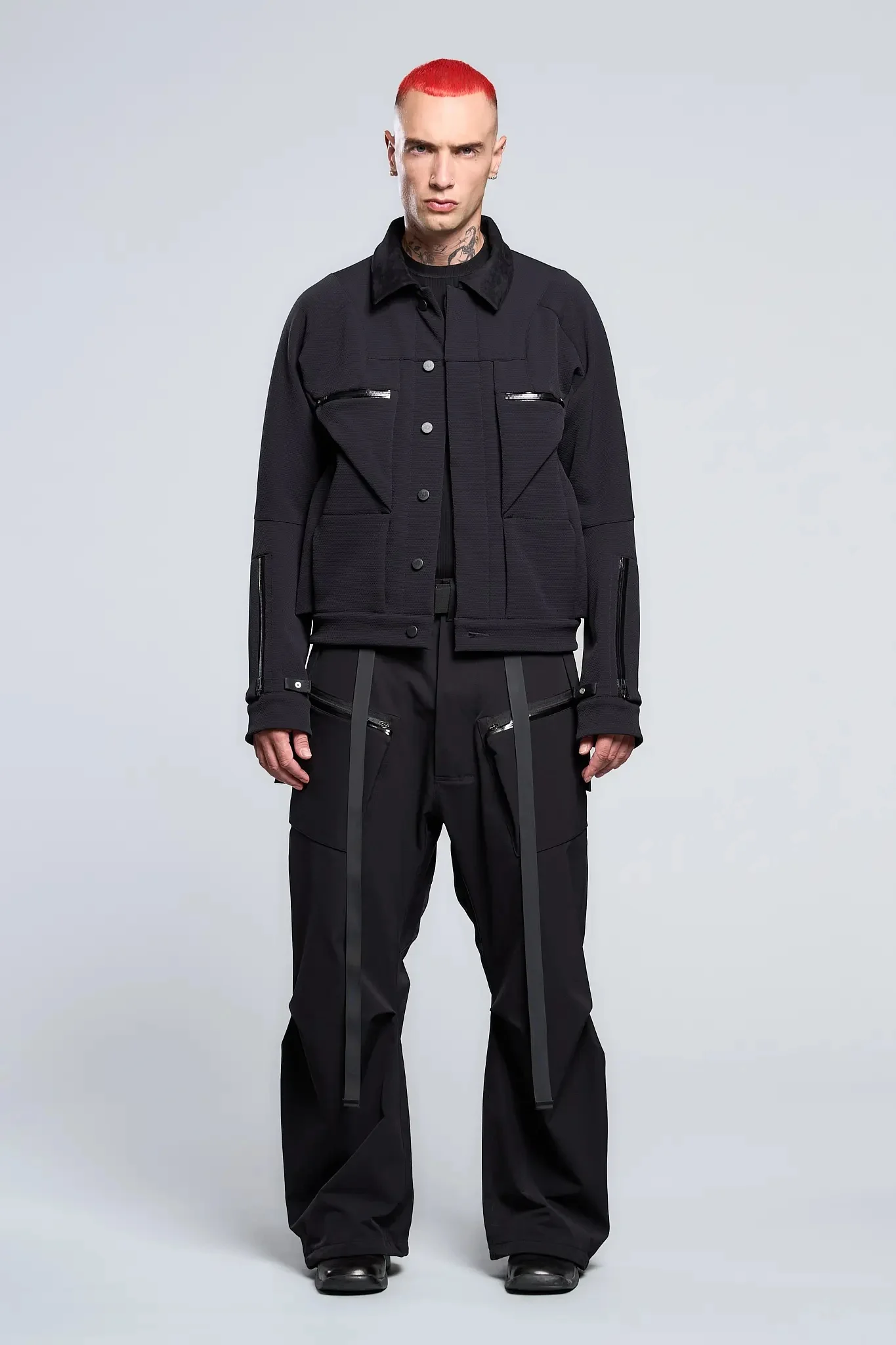 J86-SS schoeller® 3XDRY® WB-400™ Modular Work Jacket Black - 1