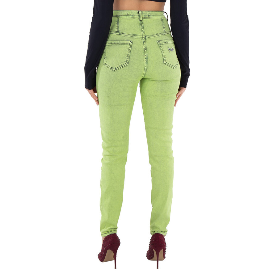 Philipp Plein Overdyed Stretch Super High-Waist Jeggings - 5