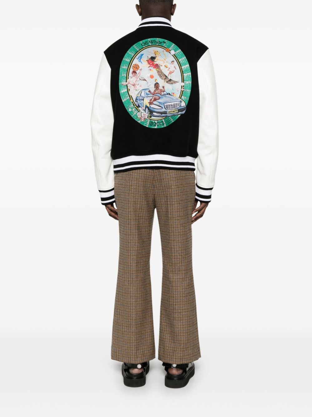 crystal-embellished bomber jacket - 2