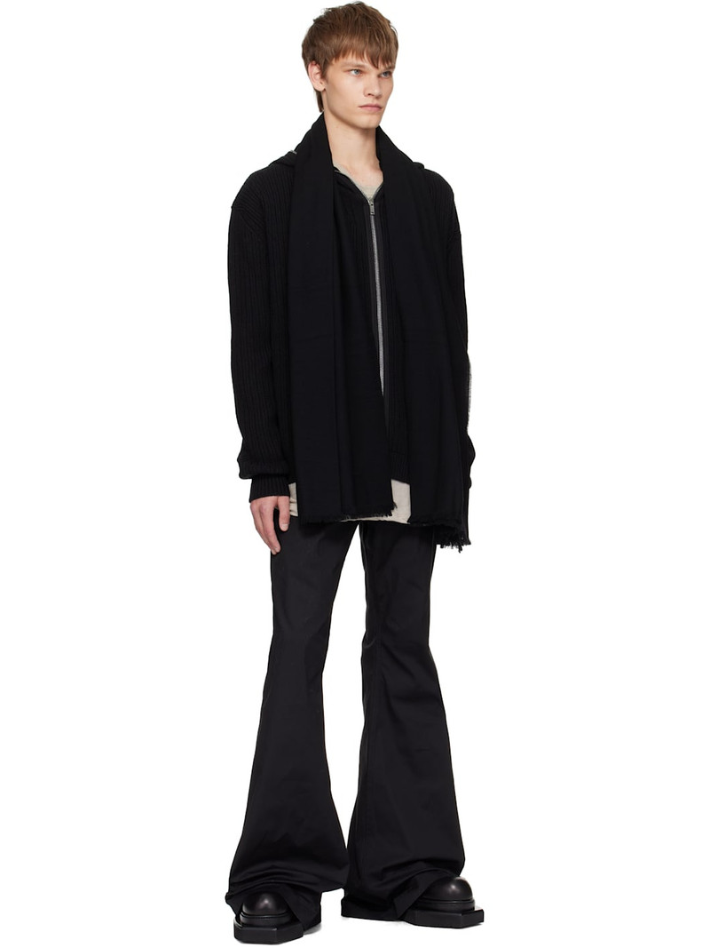 Rick Owens Black Concordians Cashmere Wonder Scarf outlook