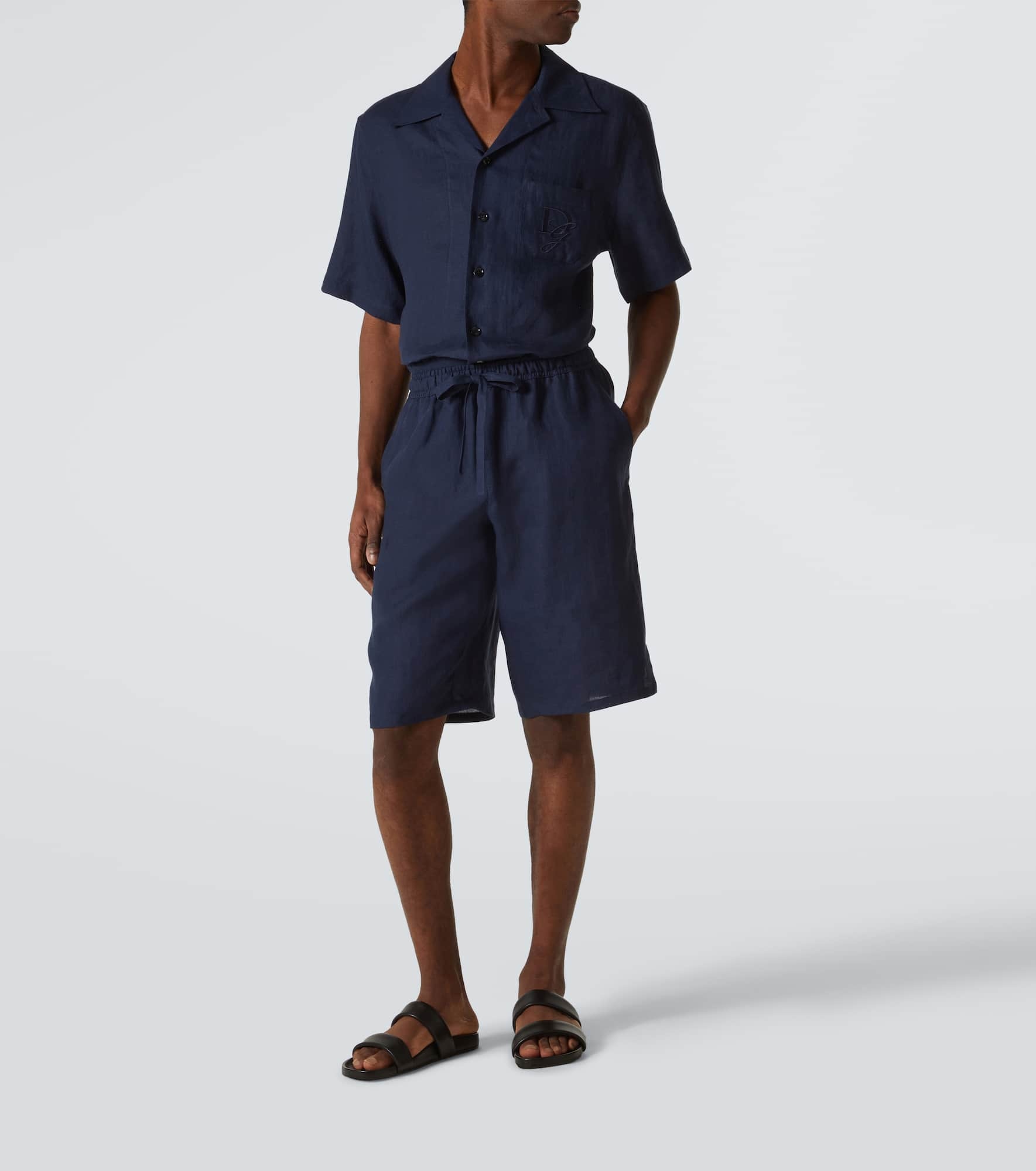 Linen Bermuda shorts - 2