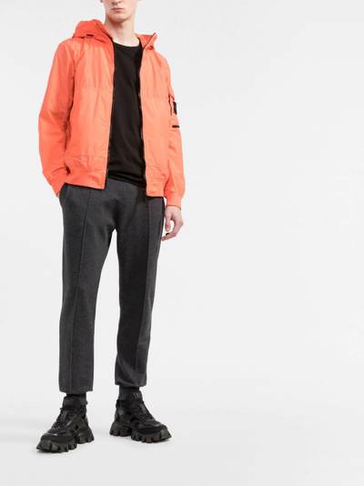 Stone Island Compass badge lightweight hooded jacket outlook