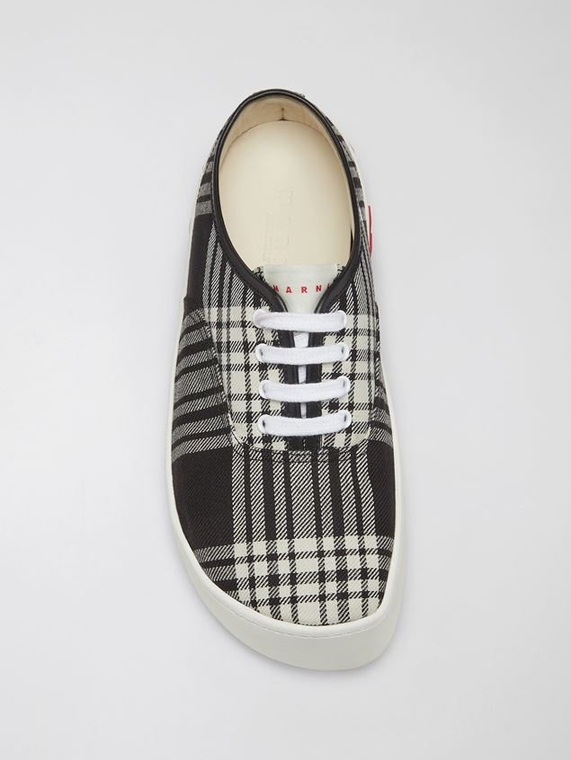 TARTAN WOOL SNEAKER - 4