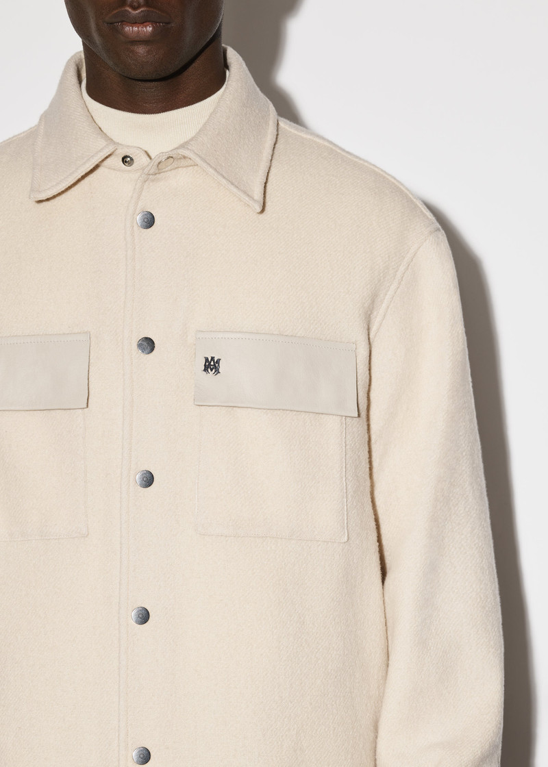 BUTTON FRINGE PADDED OVERSHIRT 6