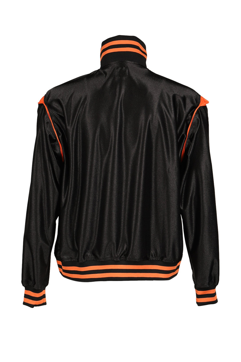 NEEDLES TRACK JACKET - TRICOT SATEEN / BLK outlook