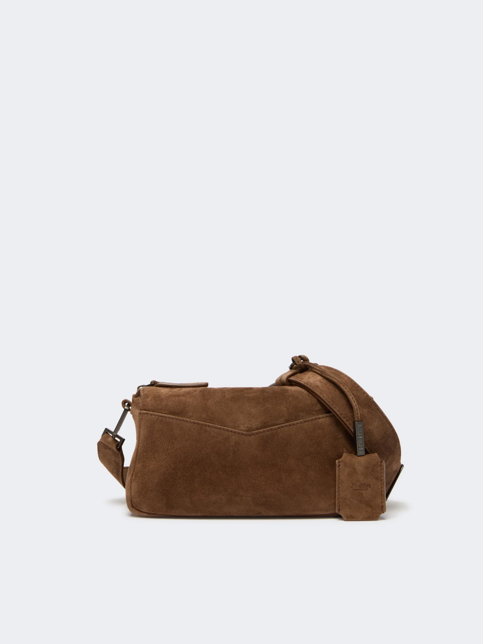 SKIPPERXSSUE Split leather micro handbag - HAZELNUT BROWN - 1