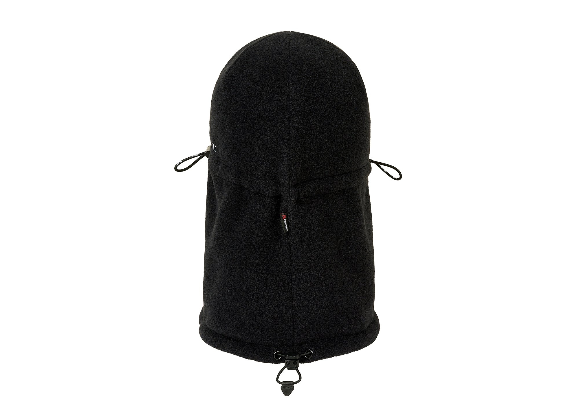 PALACE POLARTEC PEAKED FACE WARMER BLACK | REVERSIBLE