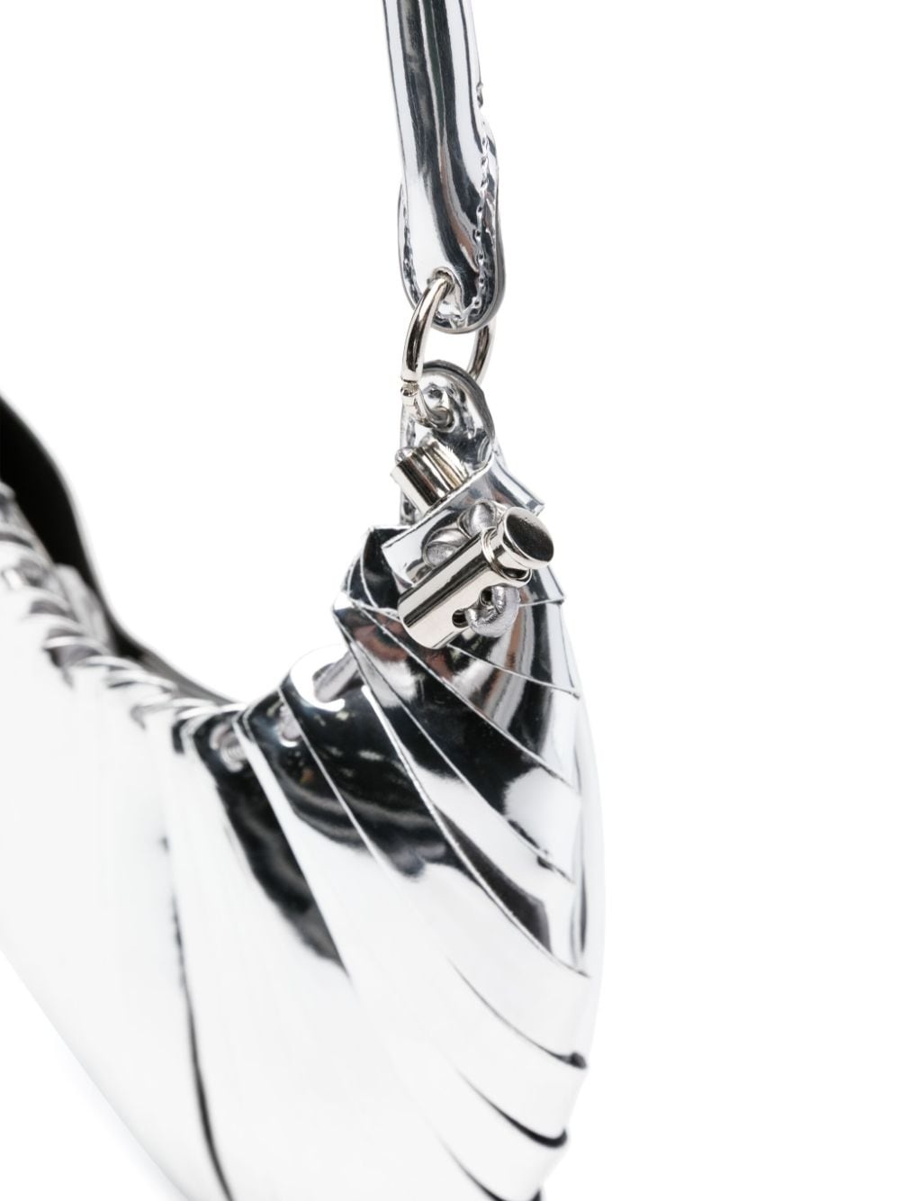 Mini Petal metallic shoulder bag - 4