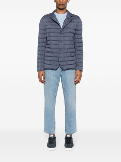 Herno button-up quilted jacket outlook