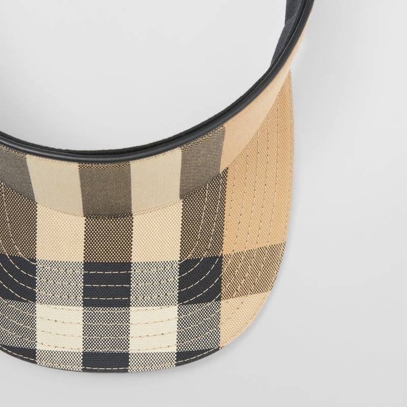 Check Cotton Visor 8