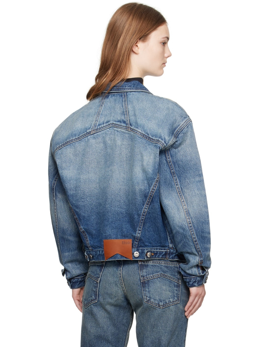 SSENSE Exclusive Blue Denim Jacket - 3