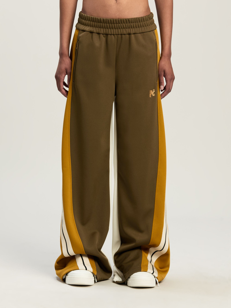 Monogram Track Pants Wide Leg 3