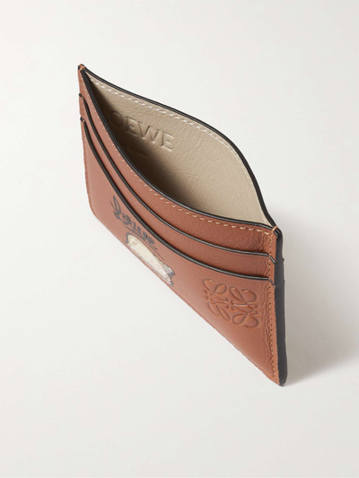 Loewe + Paula's Ibiza Printed Full-Grain Leather Cardholder outlook