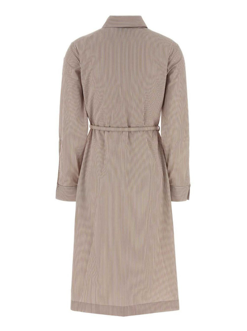 FENDI striped shirt midi dress outlook