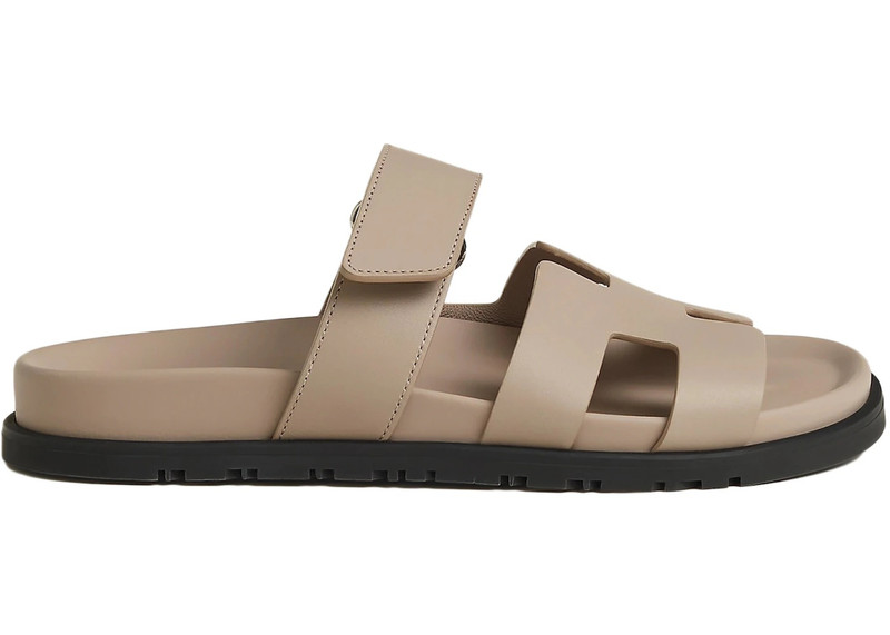 Hermes Chypre Sandal Beige Mastic Calfskin Leather (Women's) - 1