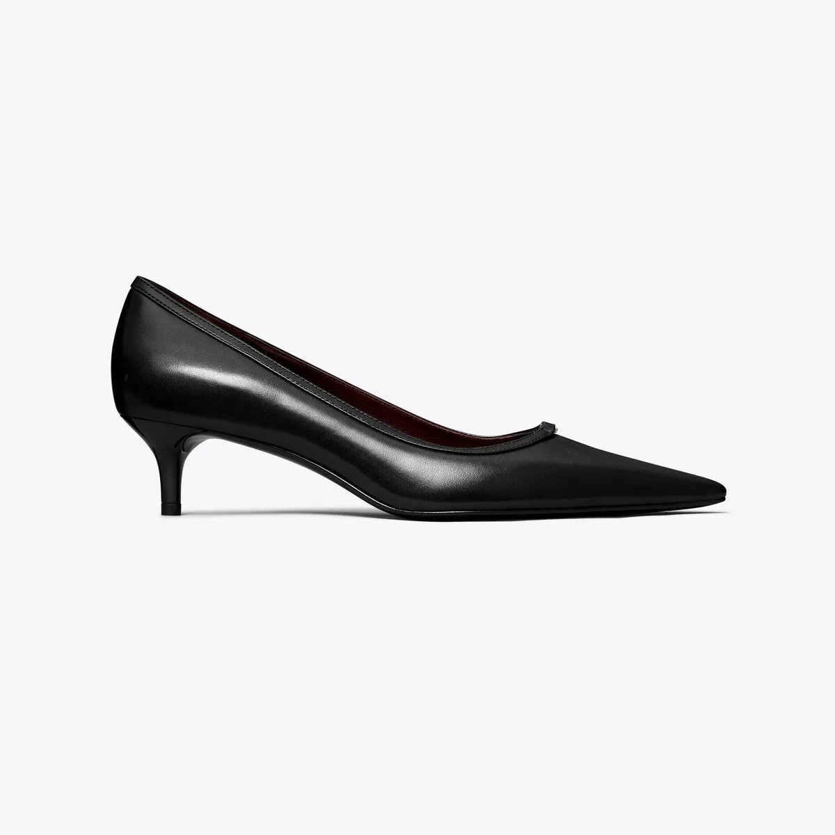 Double T Buckle Low-Heeled Pump - 1