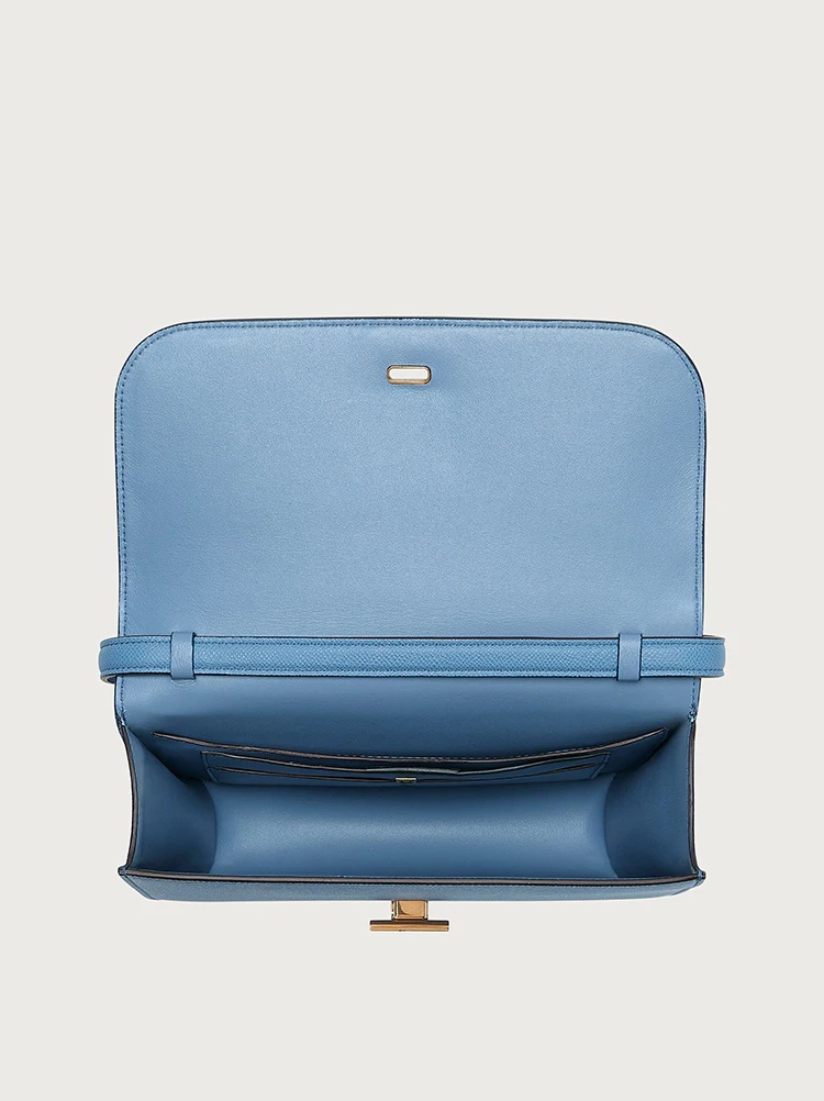GANCINI ROUNDED FLAP BAG - 4