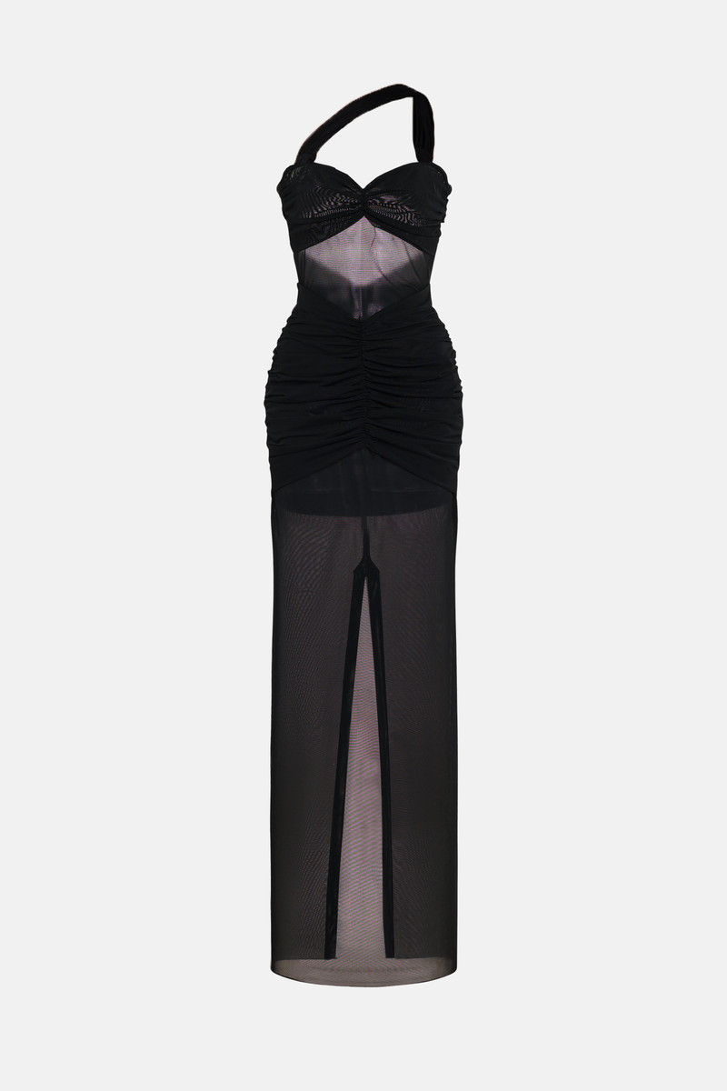 MESH EVENING DRESS - 1