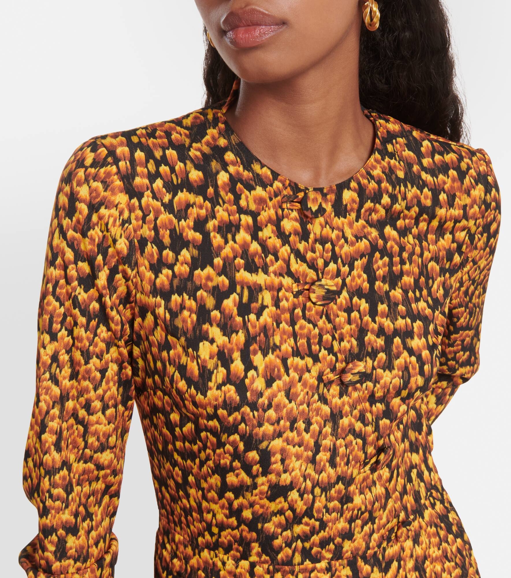 Teys printed midi dress - 4