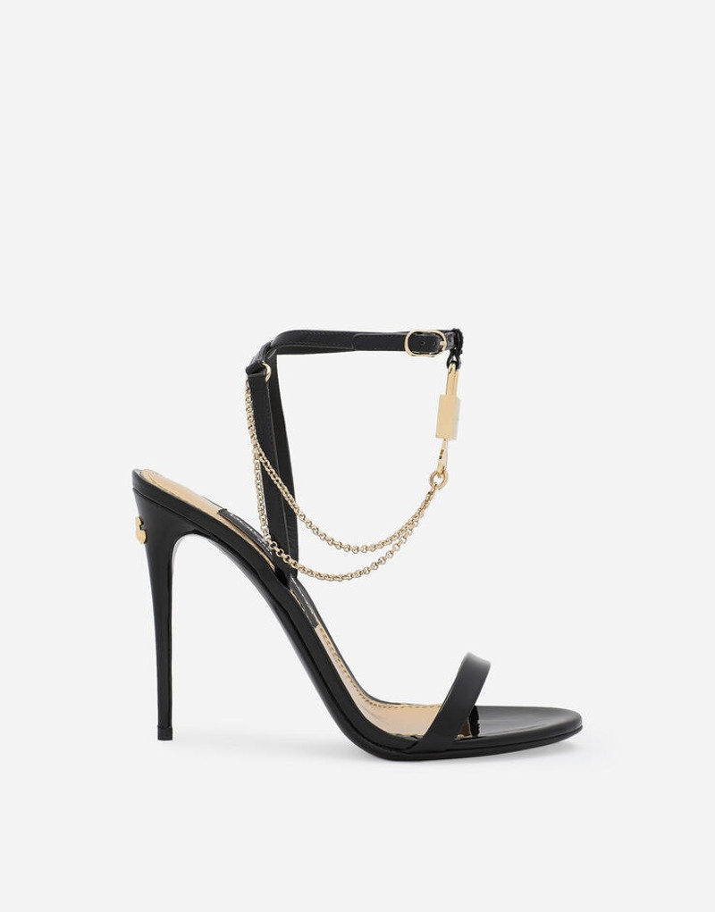 Patent leather sandals 1