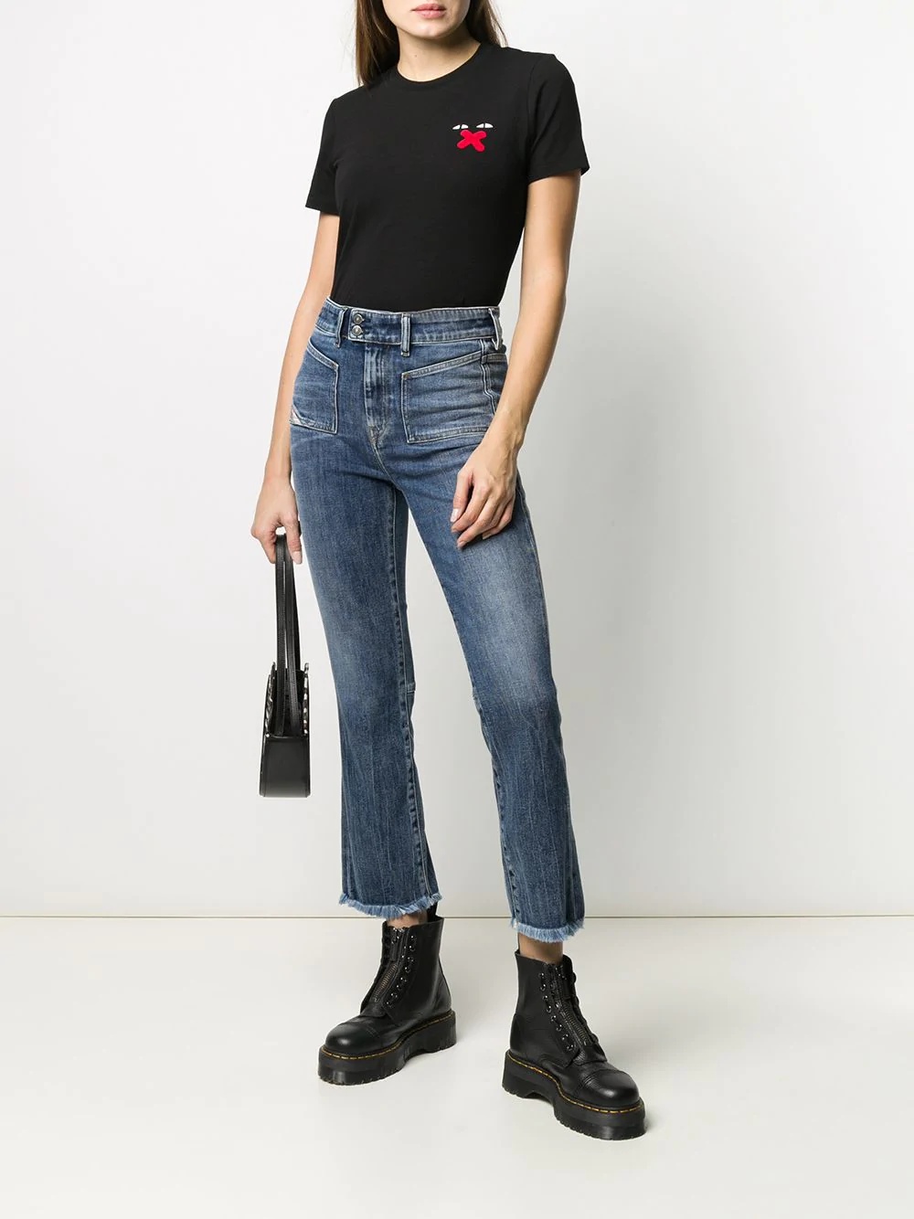 high rise flared jeans - 2