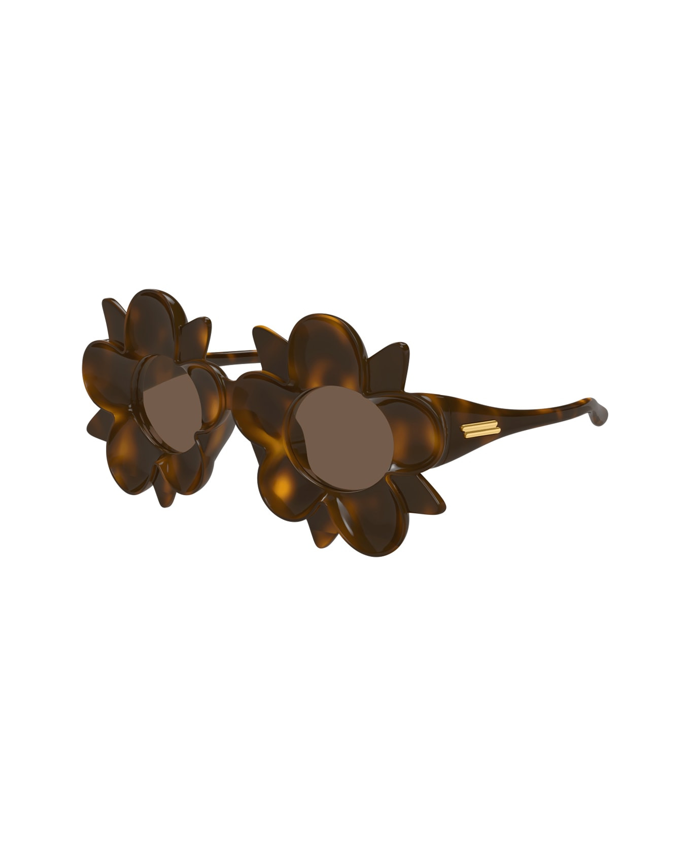 Bottega Veneta Bv1399s Linea Icons 008 Havana Brown Sunglasses - 2