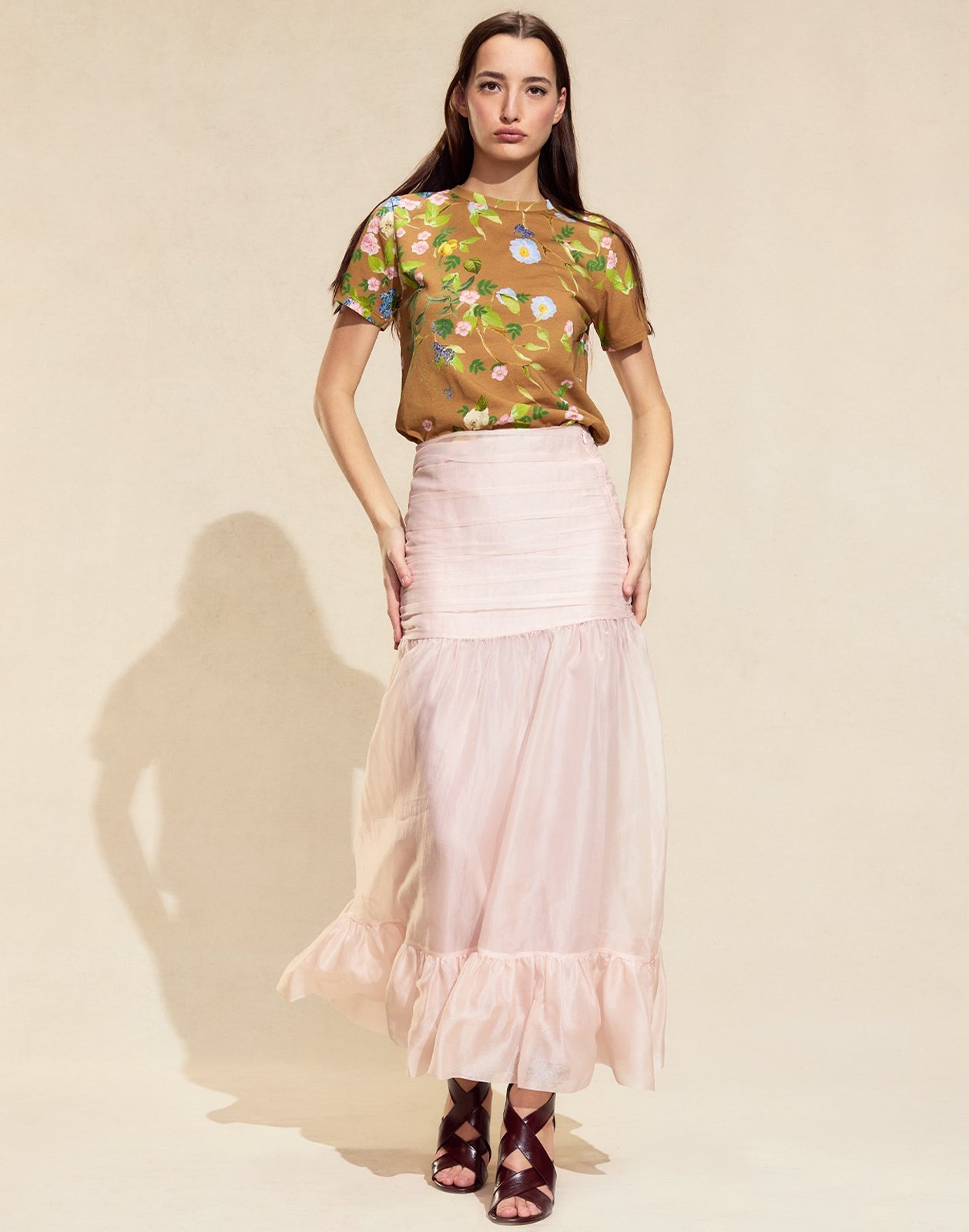 Serafina Silk Skirt - 3