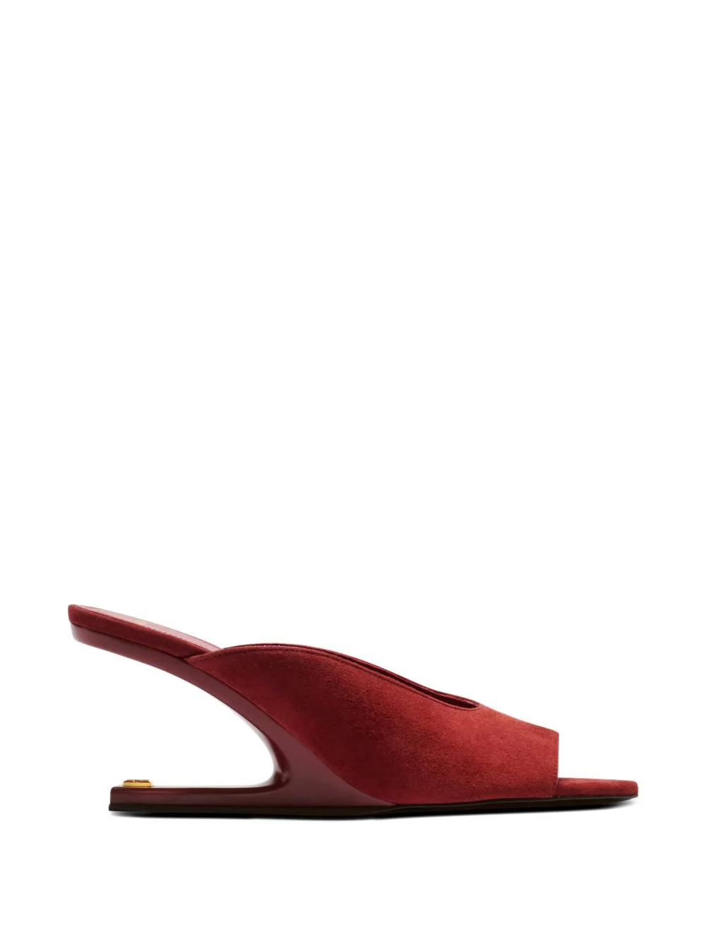 suede mule sandals - 1