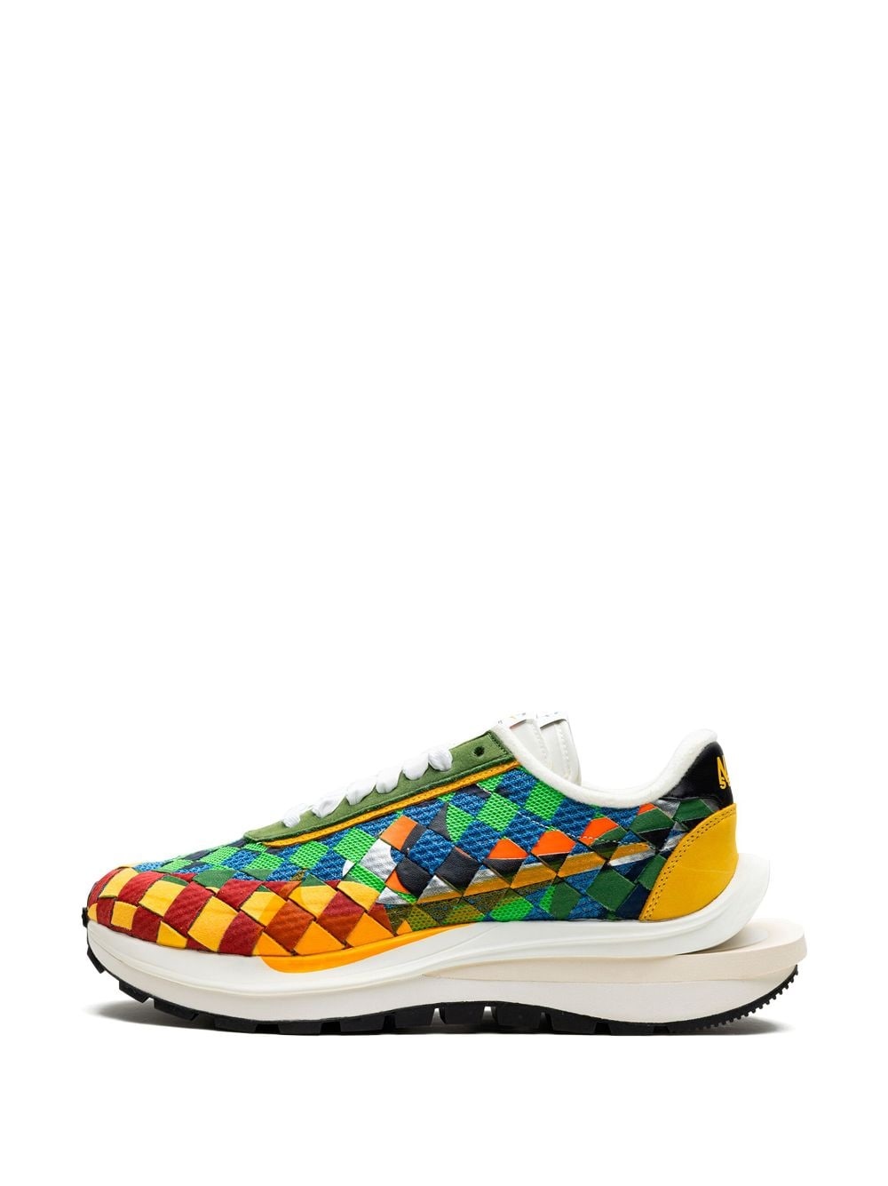 x sacai x Jean Paul Gaultier Vaporwaffle Woven "Green Gusto" sneakers - 6