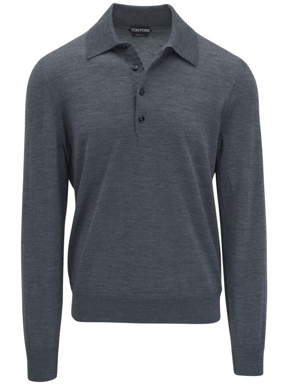 fine gauge polo shirt - 1