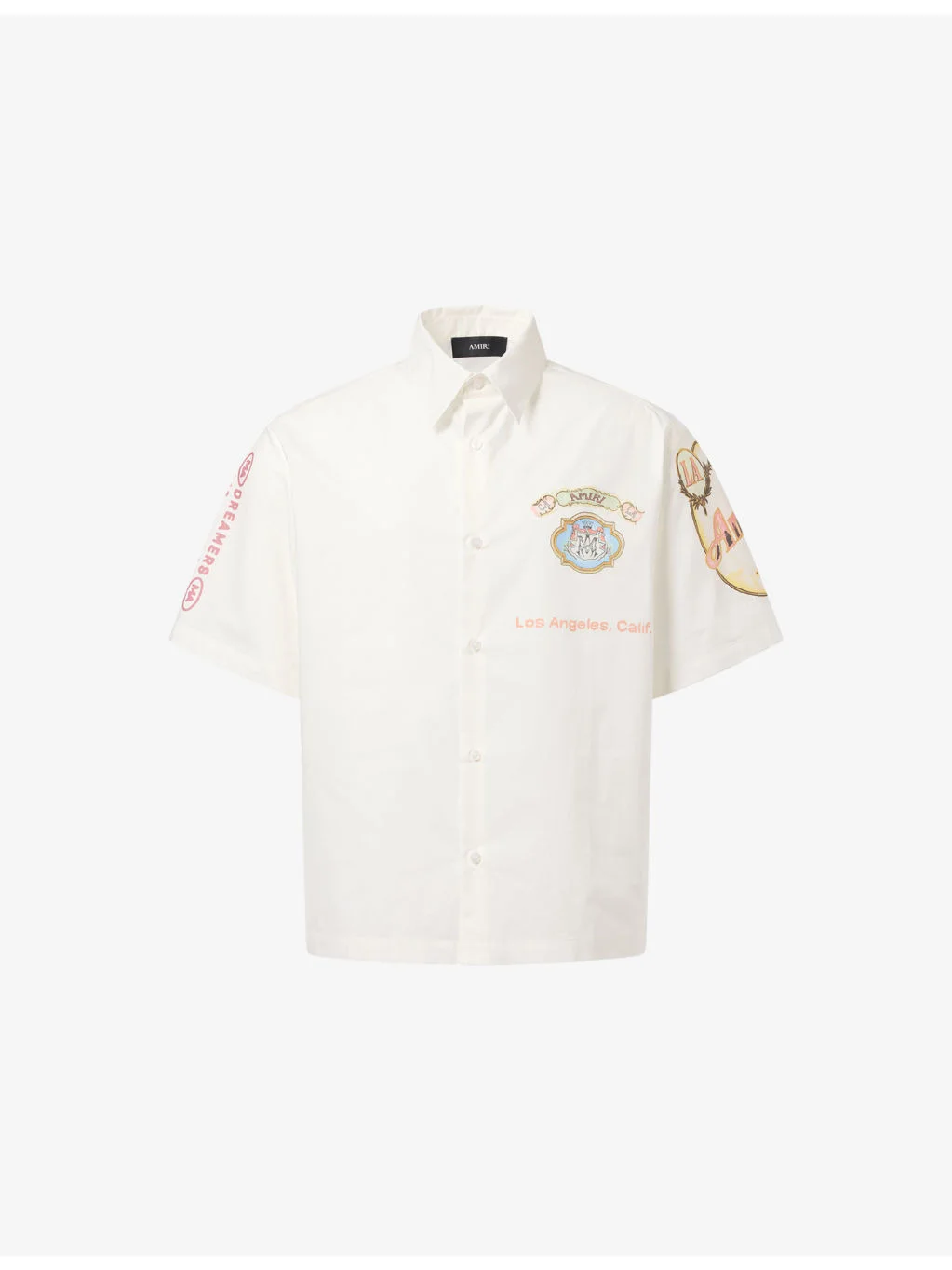 Vista Poplin Short-Sleeve Cotton Shirt - 1