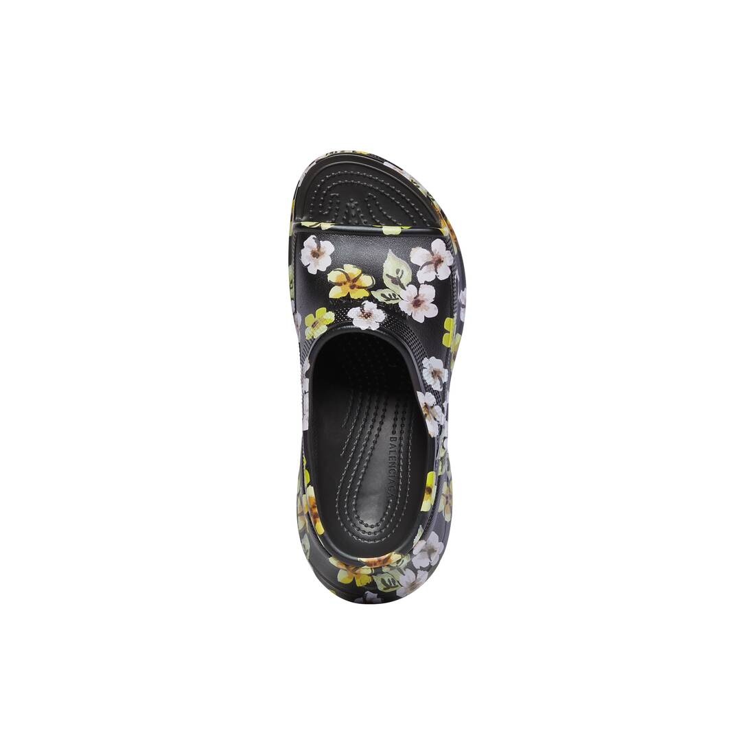 Women's Pool Crocs™ Slide Sandal Flower in Grey - 6