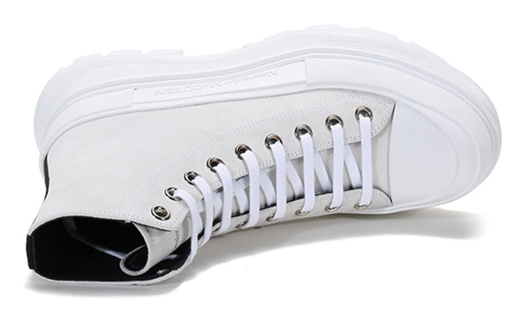 Alexander McQueen Tread Slick Boots 'White' 627206WHBGU9089 - 4