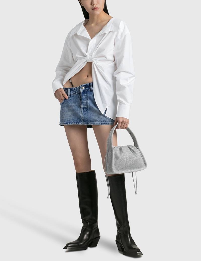 alexanderwang.t BUTTERFLY PULL UP BUTTON DOWN SHIRT outlook