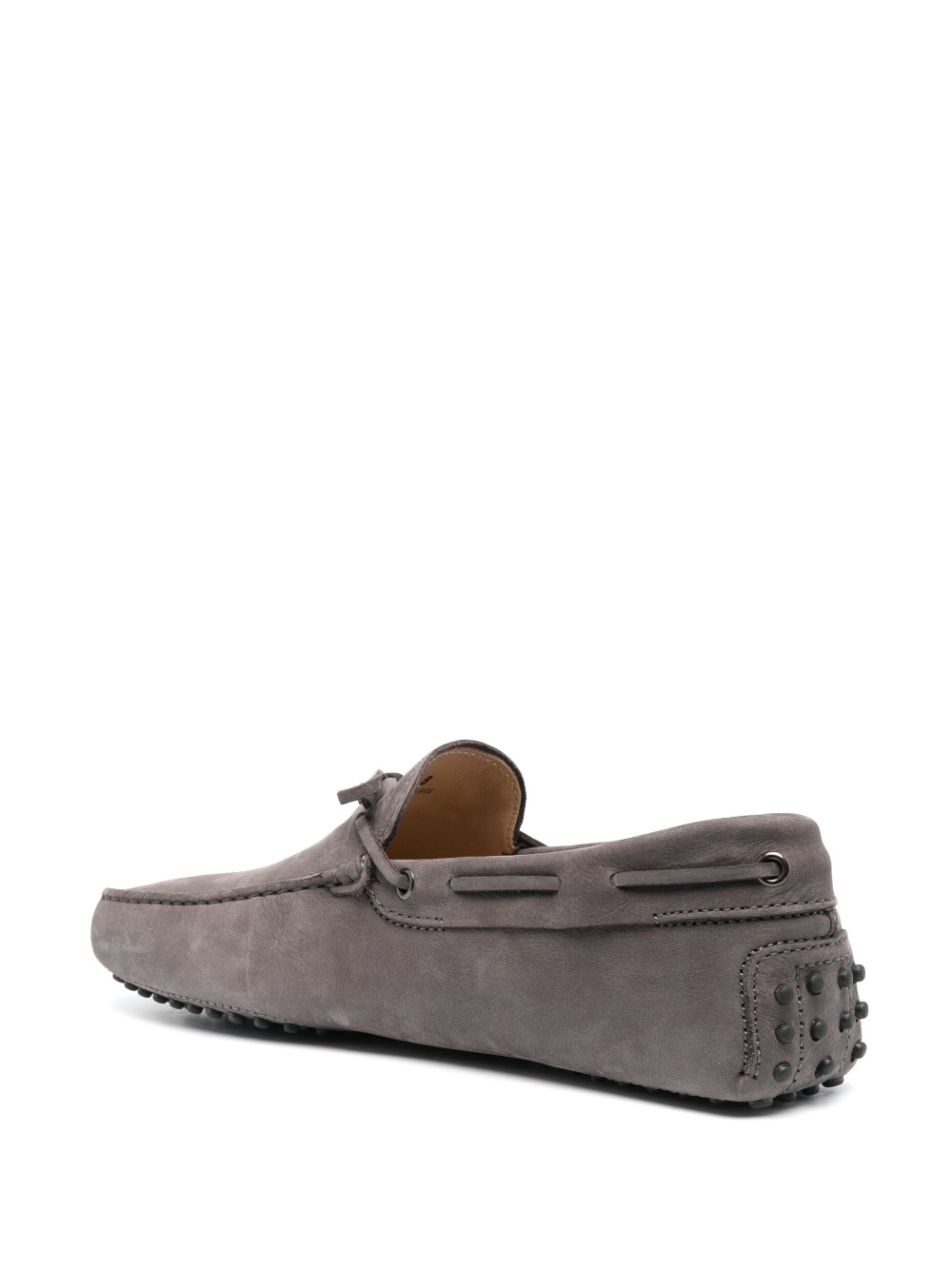 Gommino lace-up suede loafers - 3
