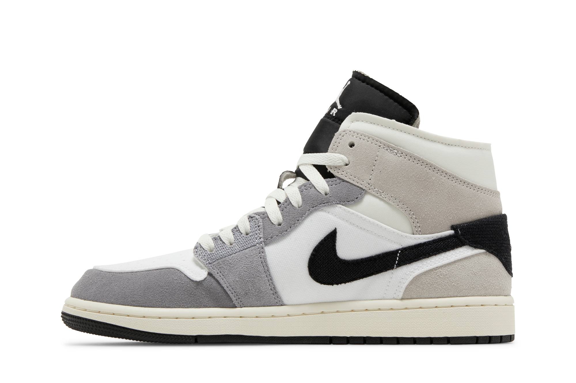 Air Jordan 1 Mid SE Craft 'Inside Out - Cement Grey' - 3