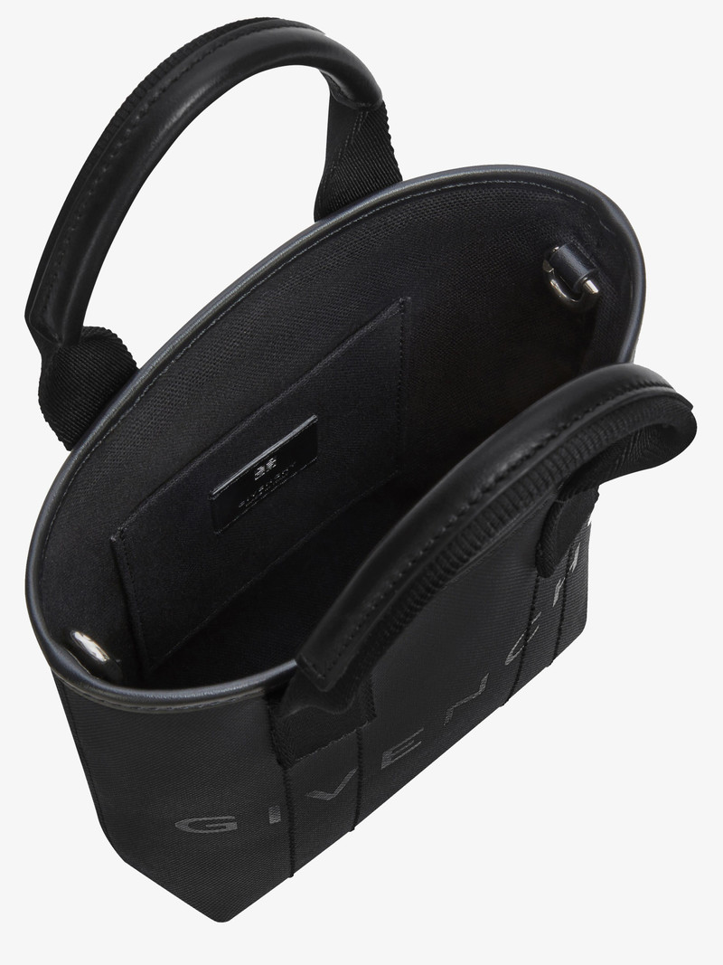 SMALL G-ESSENTIALS TOTE BAG IN COATED CANVAS 5