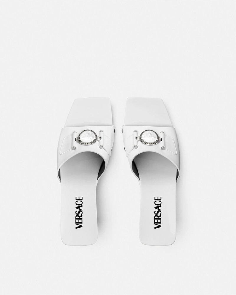 Medusa Buckle Patent Clogs 60 mm 5